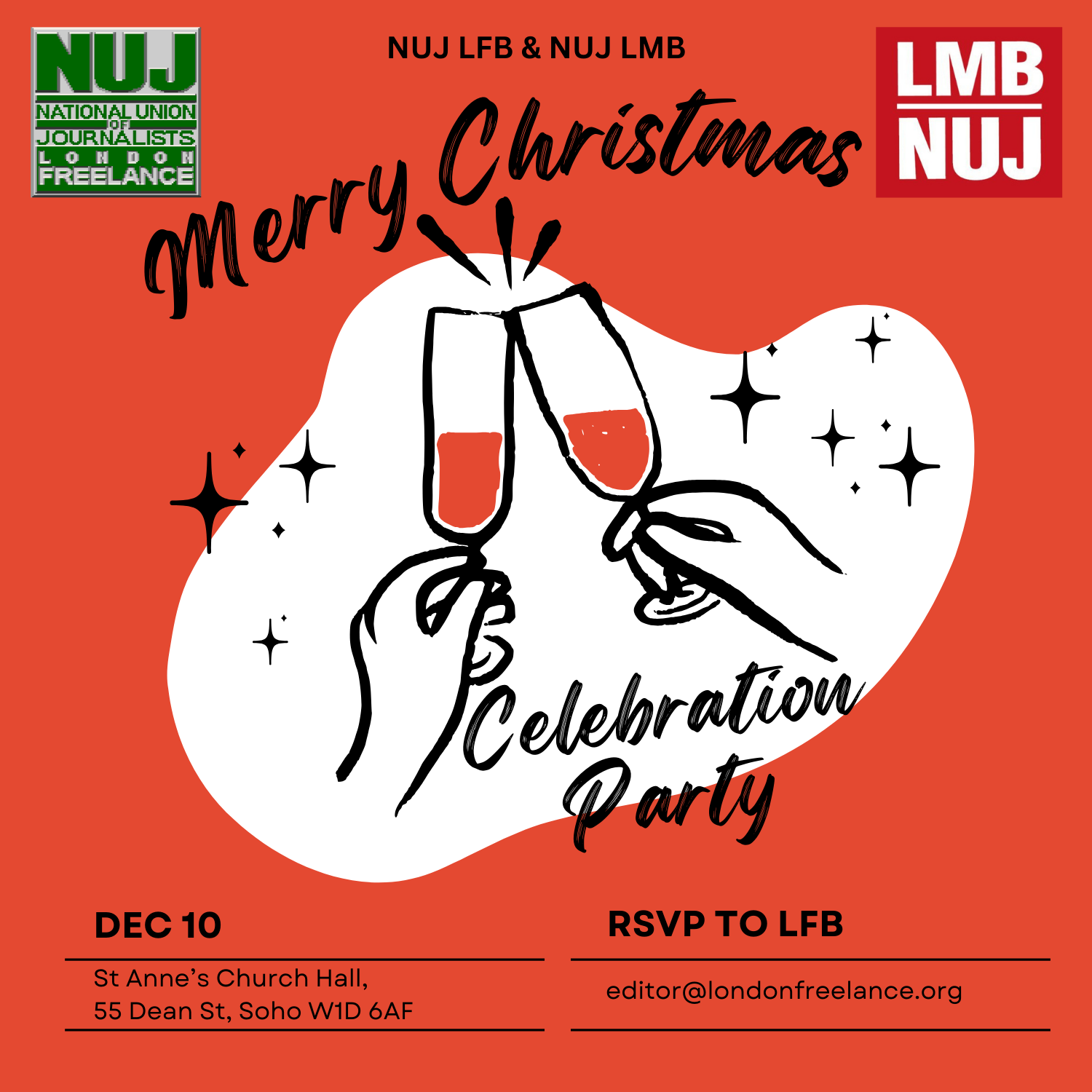 NUJ LMB & LFB Winter Party